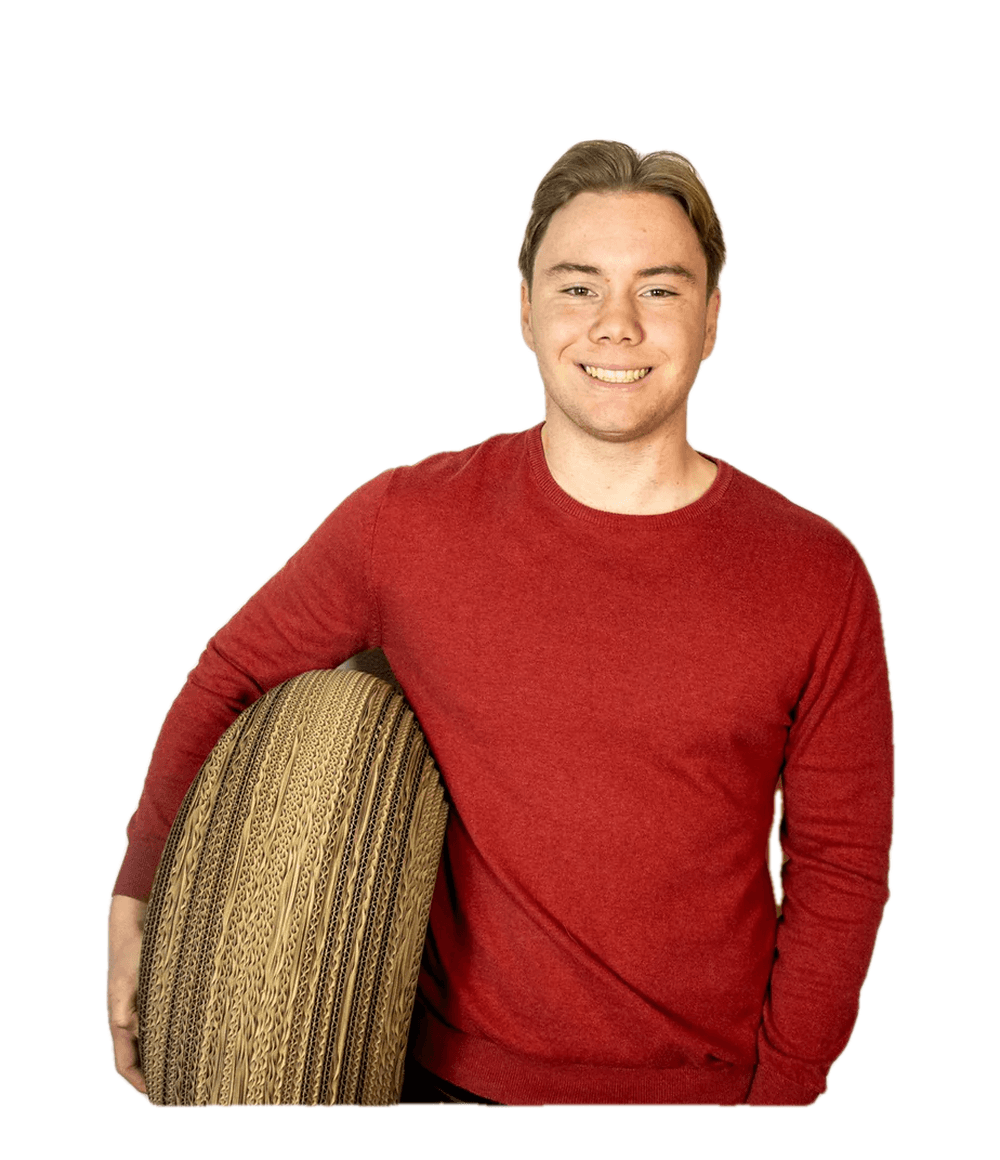 Cas den Braber, Founder & Development, as a Lifesizy cutout